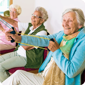 Resident-group-exercise
